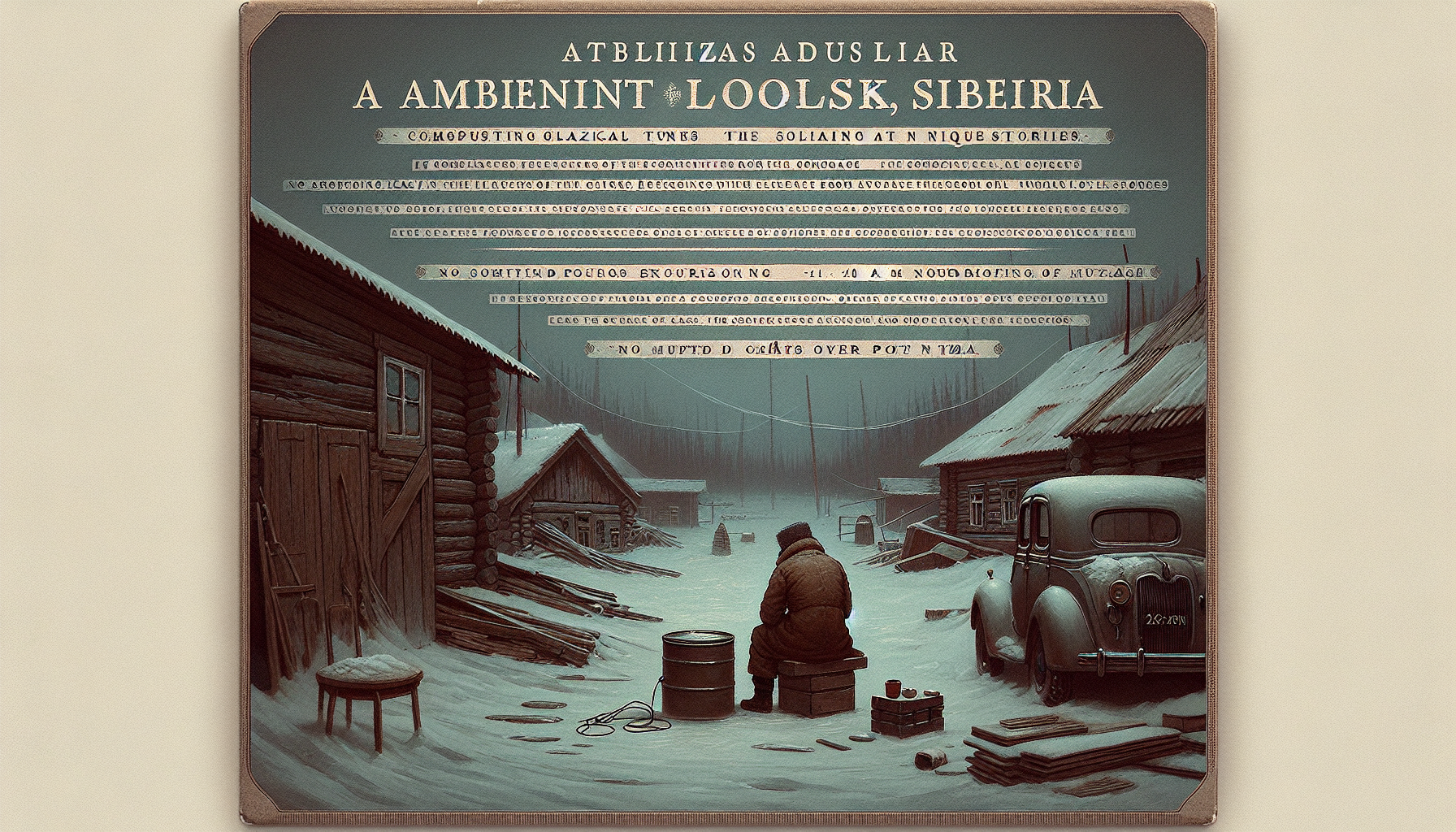 Masterwork by Stepan Andreyevich Belyakov