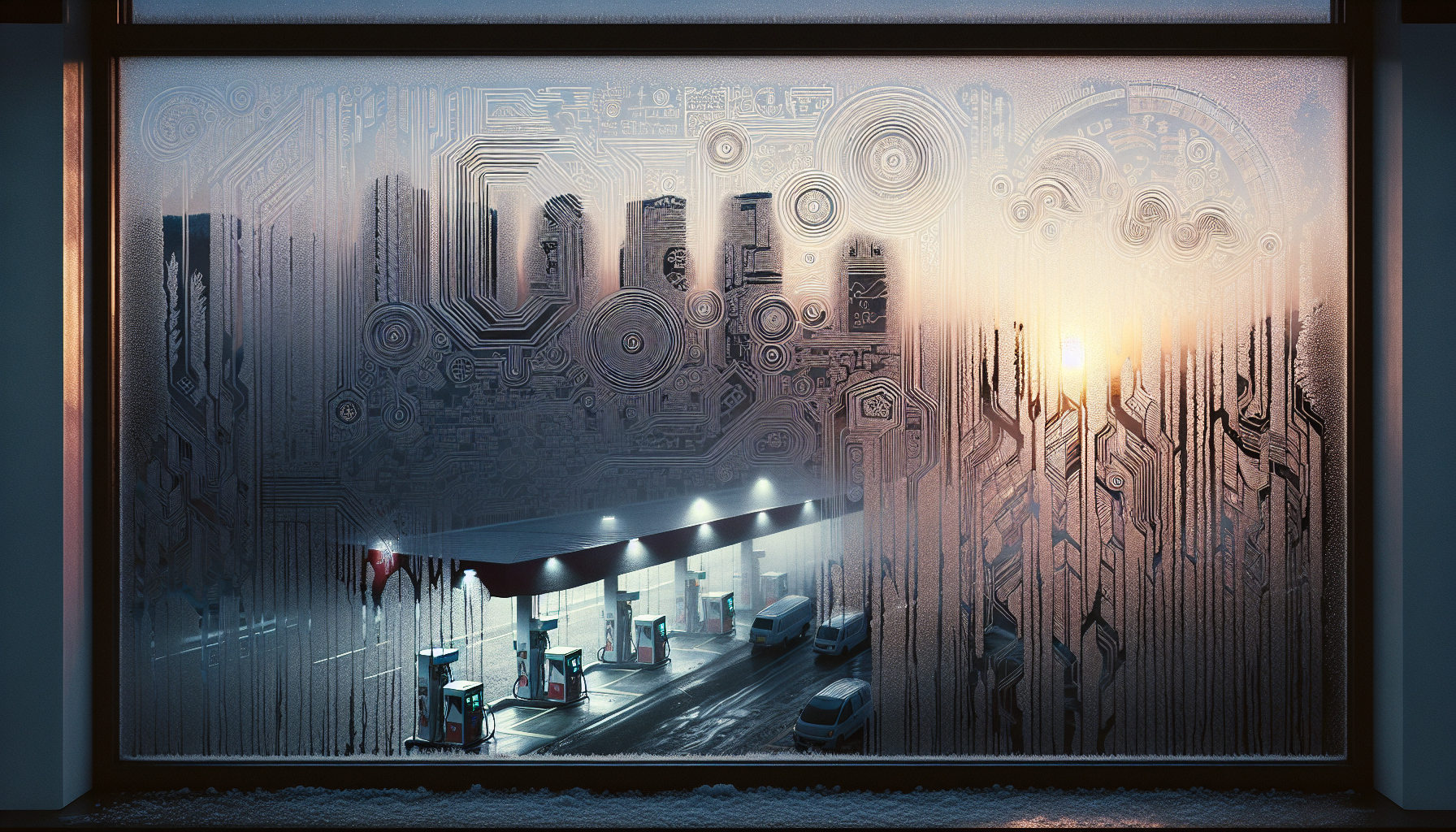 Suspenseful Cityscape Expressions