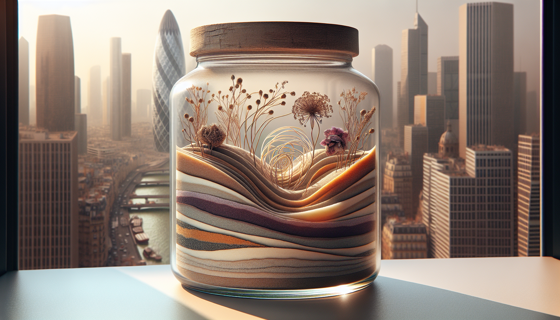 Abstract artwork reflecting today's melancholic mood