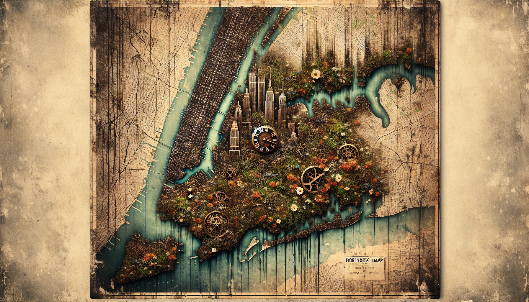 Abstract artwork reflecting today's anxious mood